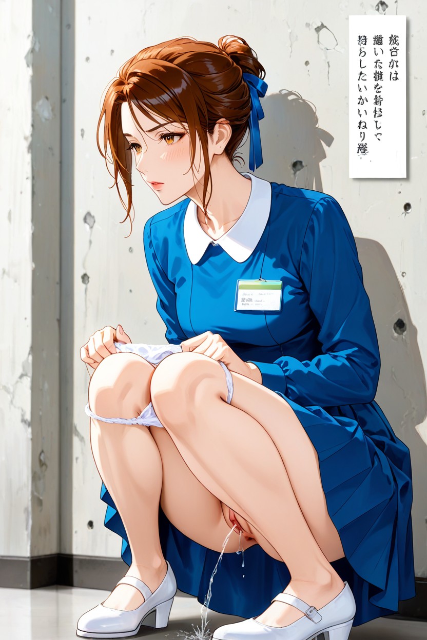 Modest Sweet Lara Croft, Dripping Pussy, Caught Peeing Hentai AI Porn