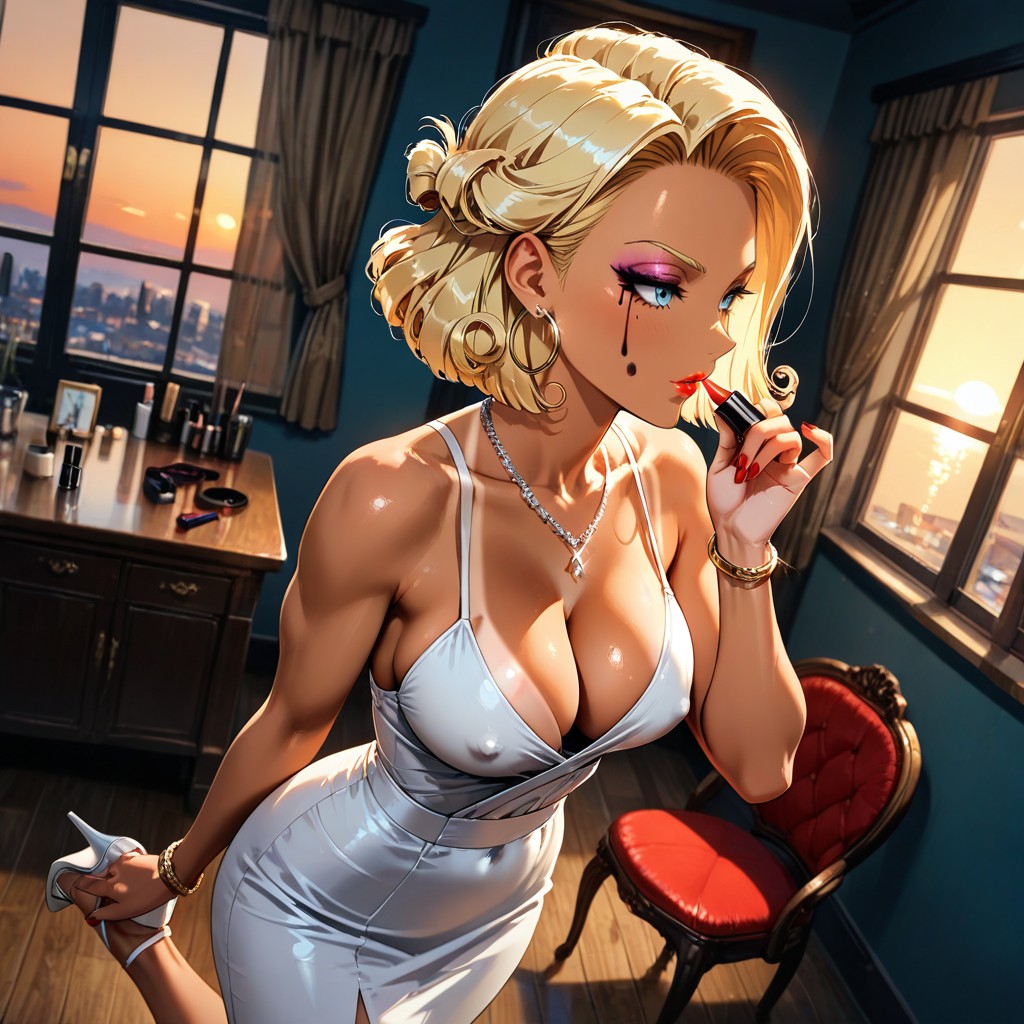 Curly, 25+, Short Length Hentai AI Porn