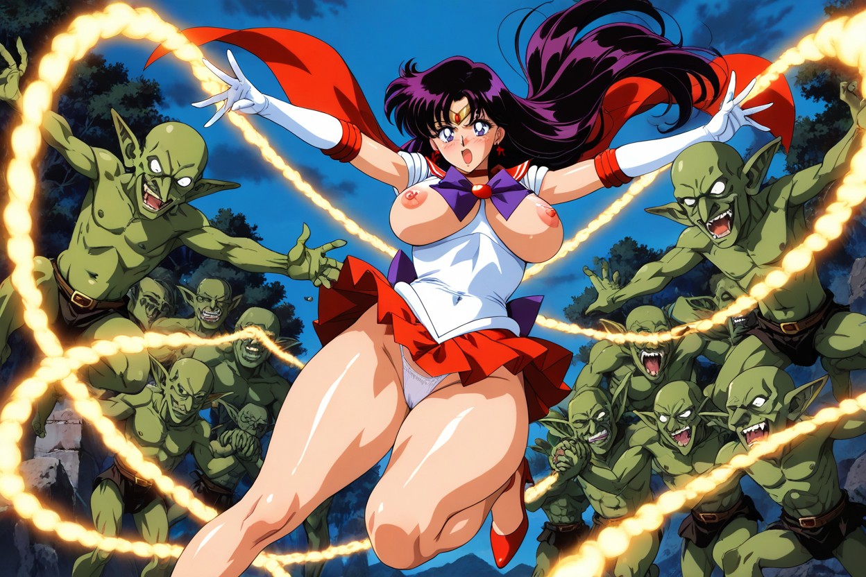 Ripped Clothes, Miniskirt, Rounded Ass Hentai AI Porn