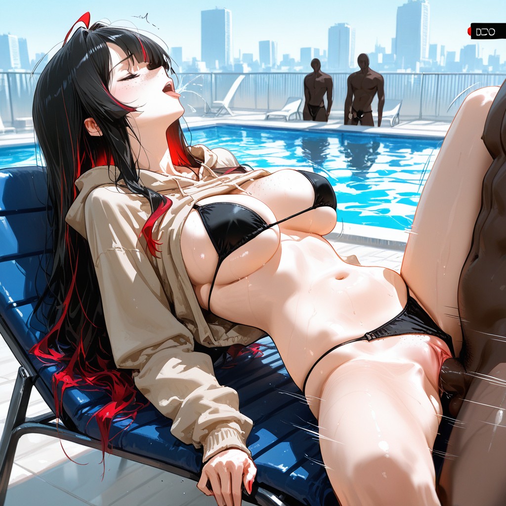 Long Black Cocks, Large Rounded Breasts, 18+ Hentai AI Porn