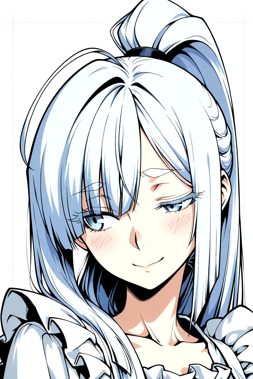 Blush, Gentle Smile, Gentle Eyes Hentai AI Porn