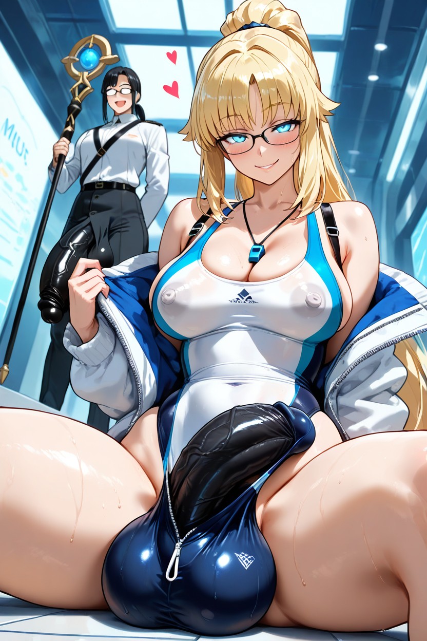 Smiling, Playful, Naughty Hentai AI Porn