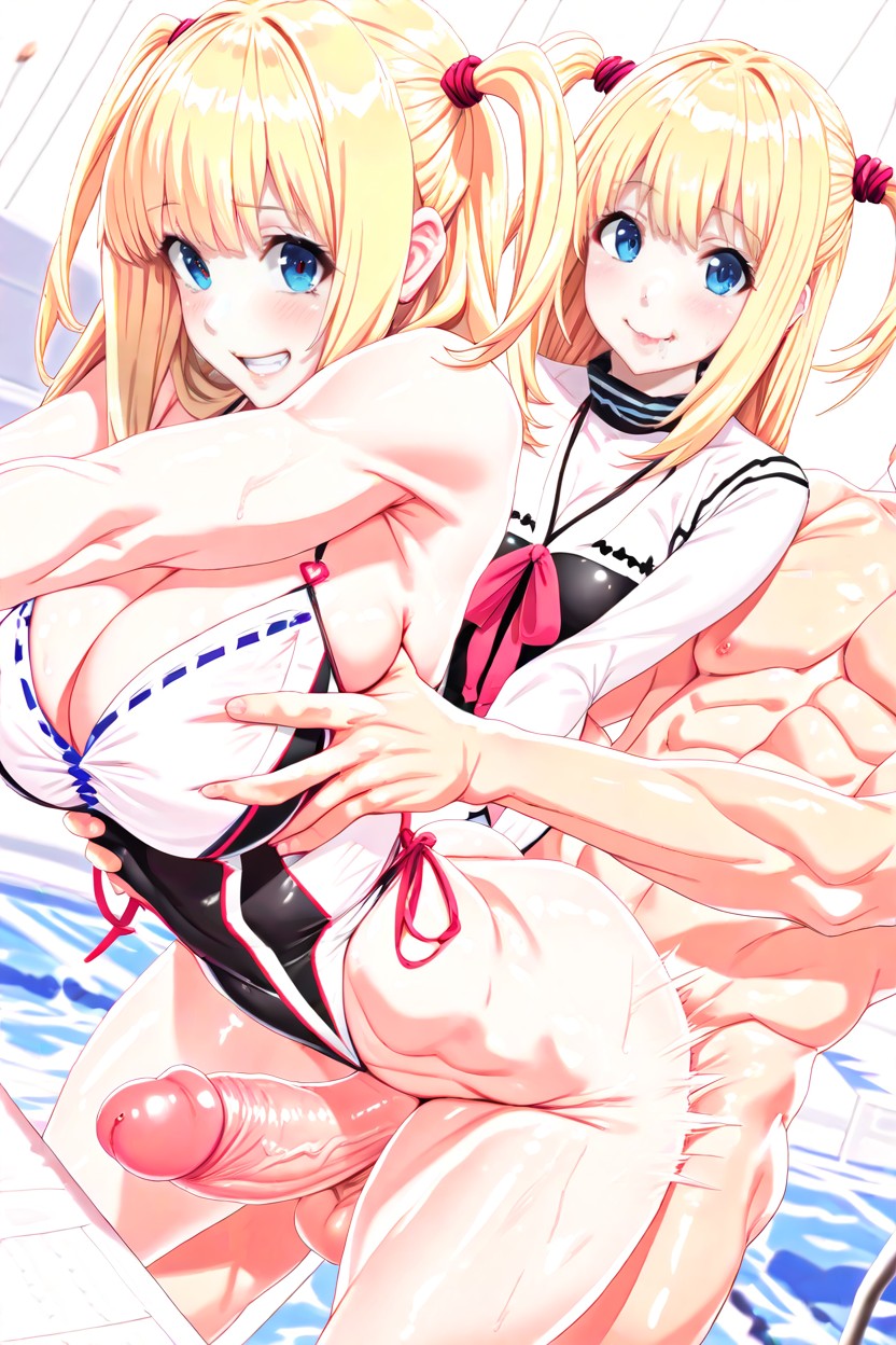 Blue Eyes, All Detailed, Leanforward Hentai IA
