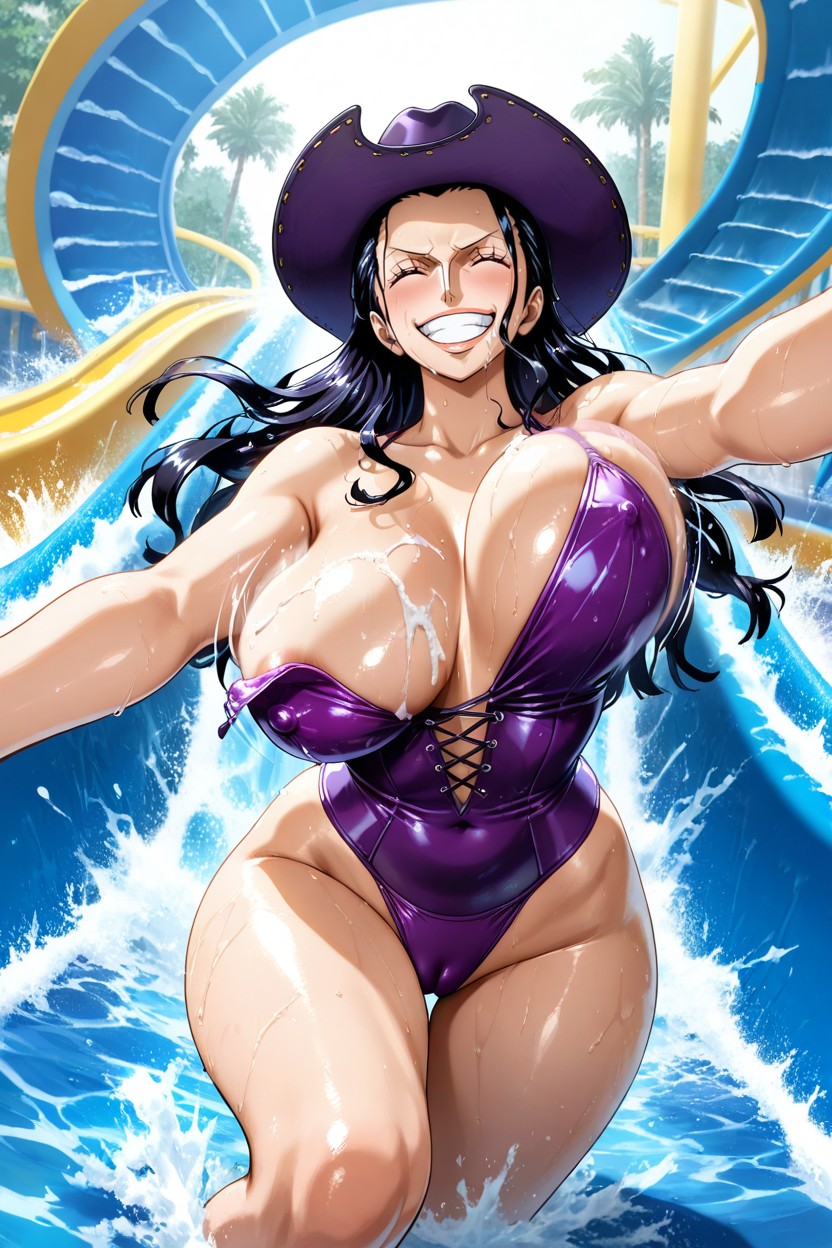 25+, Nico Robin From One Piece, Underboob Hentai AI Porn