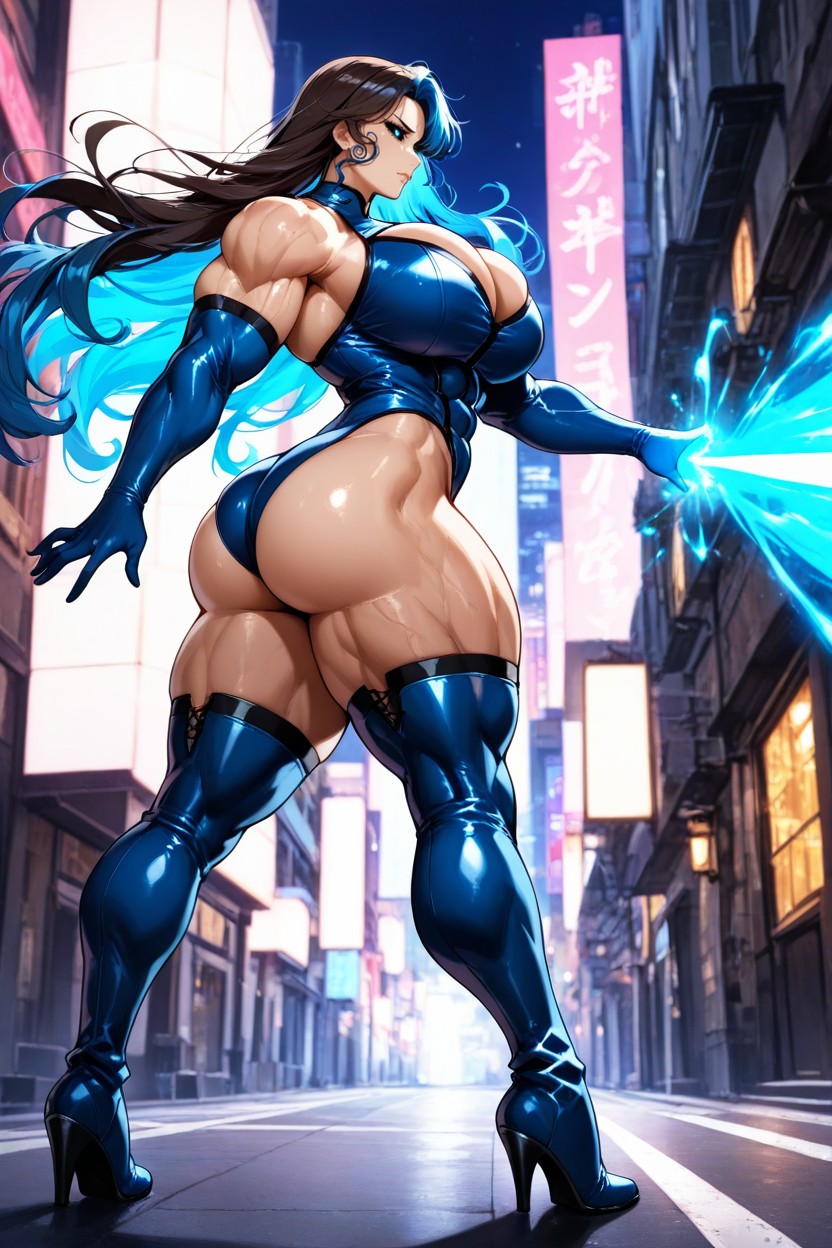 Super Powers, Thick Thighs, Abs Hentai AI Porn