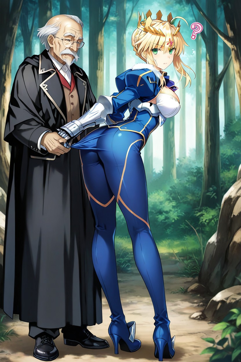 Shocked, Question, Full Body Hentai AI Porn