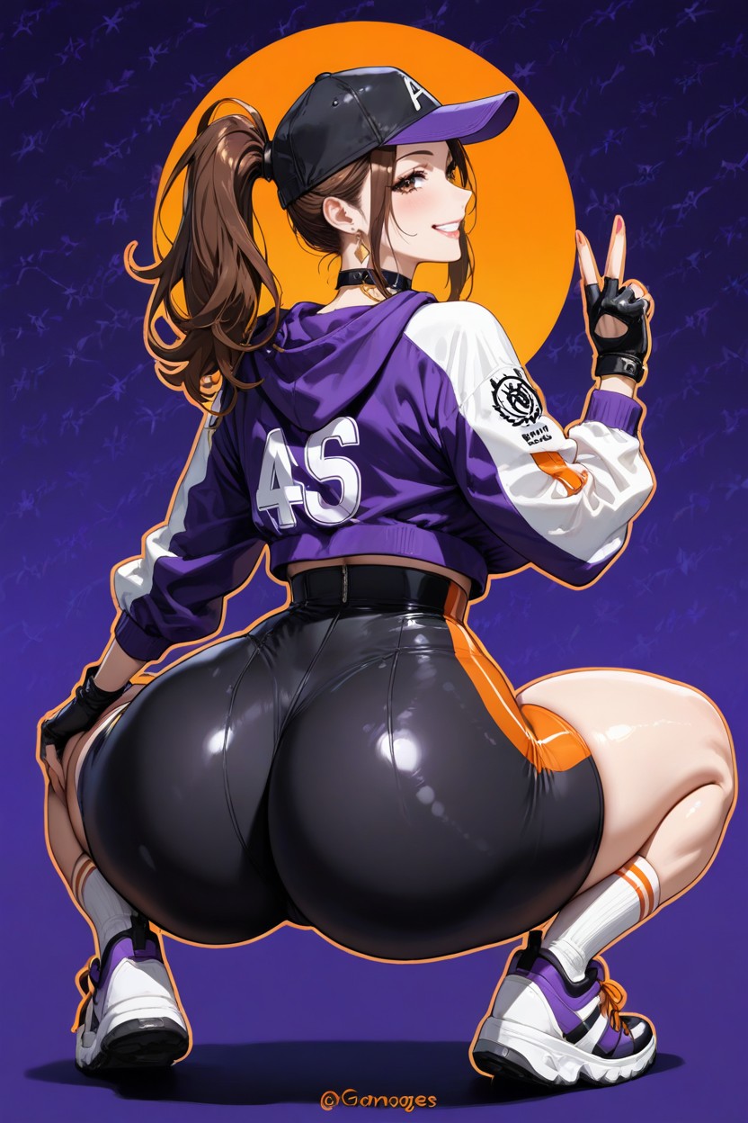 18+, And There Are Also Metallic Orange Accents, Rear View Hentai AI Porn