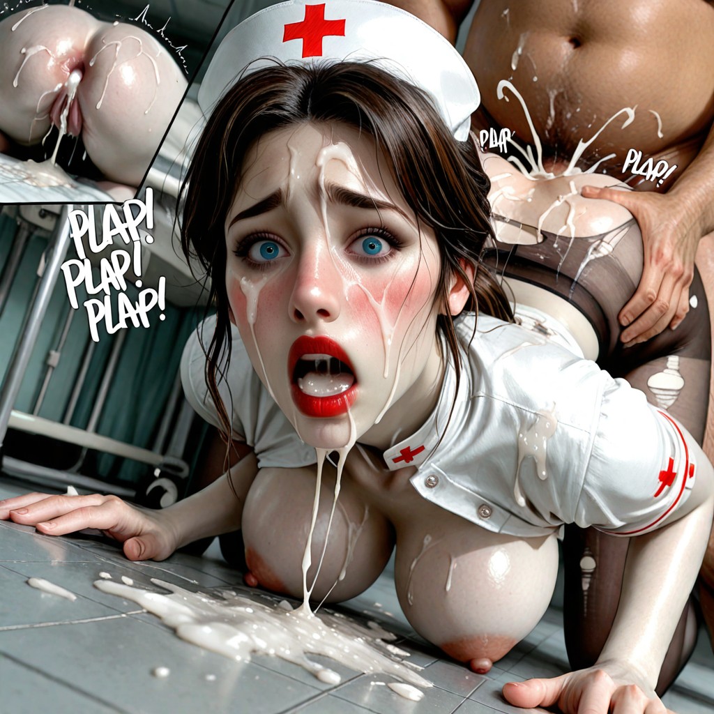 Shocked, Hospital, Massive Breast Hentai AI Porn