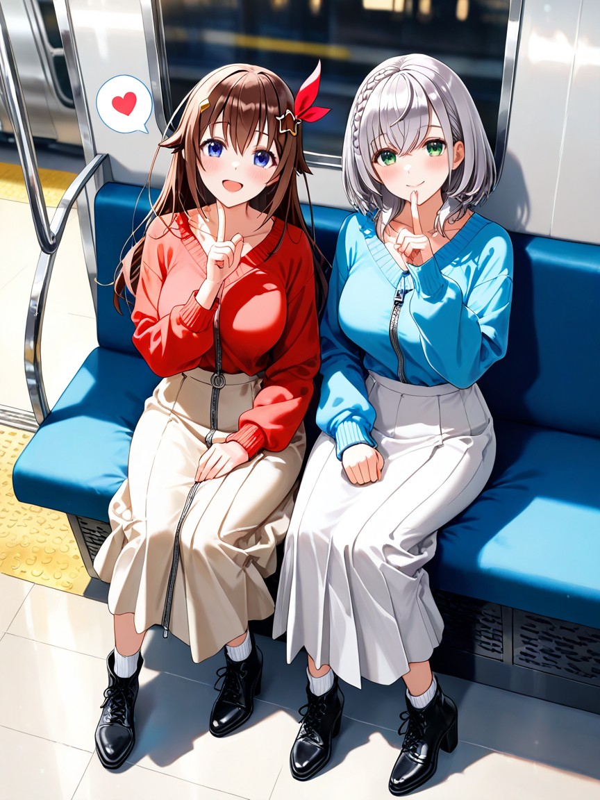 White Ankle Socks, From Avobe, Ultra Detailed Hentai AI Porn