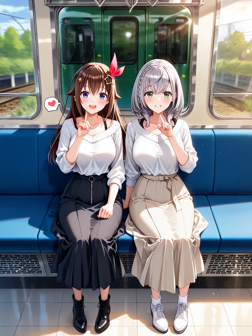 Line Up, Side Zipper, 25+ Hentai AI Porn