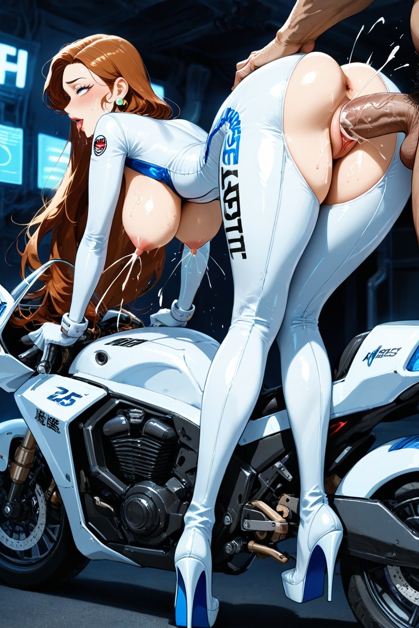 Sexy Legs And Sexy Feet, Vagina Fucked By Strong Man From Behind, Squirting Breast Milk Out Of Nipples Hentai AI Porn