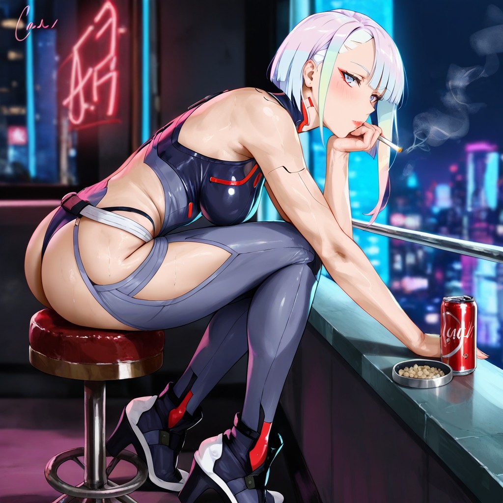 Slightly Bowing Forward, Cameltoe, 25+ Hentai IA
