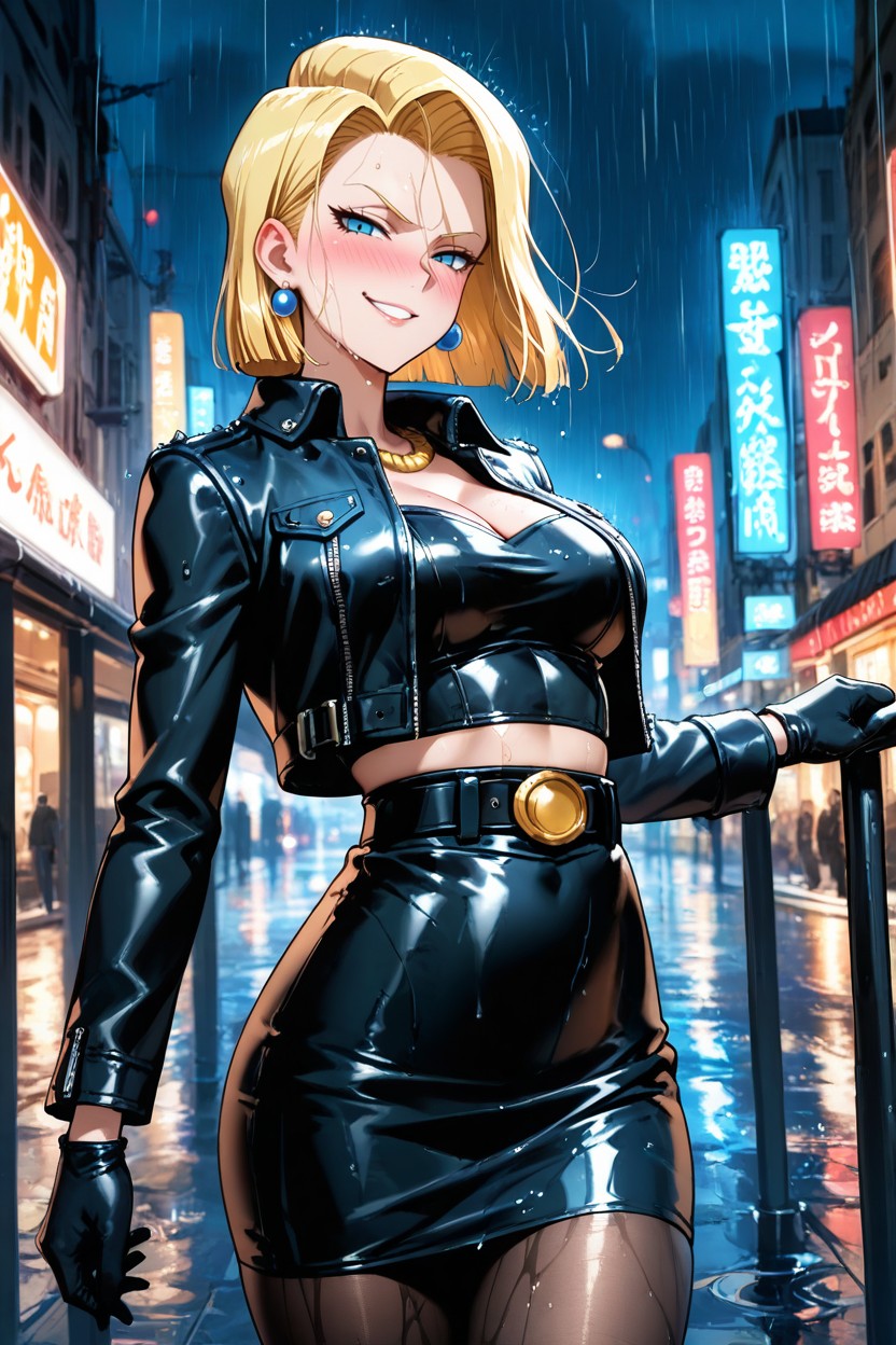 Horny, Earrings, Breasts Hentai AI Porn