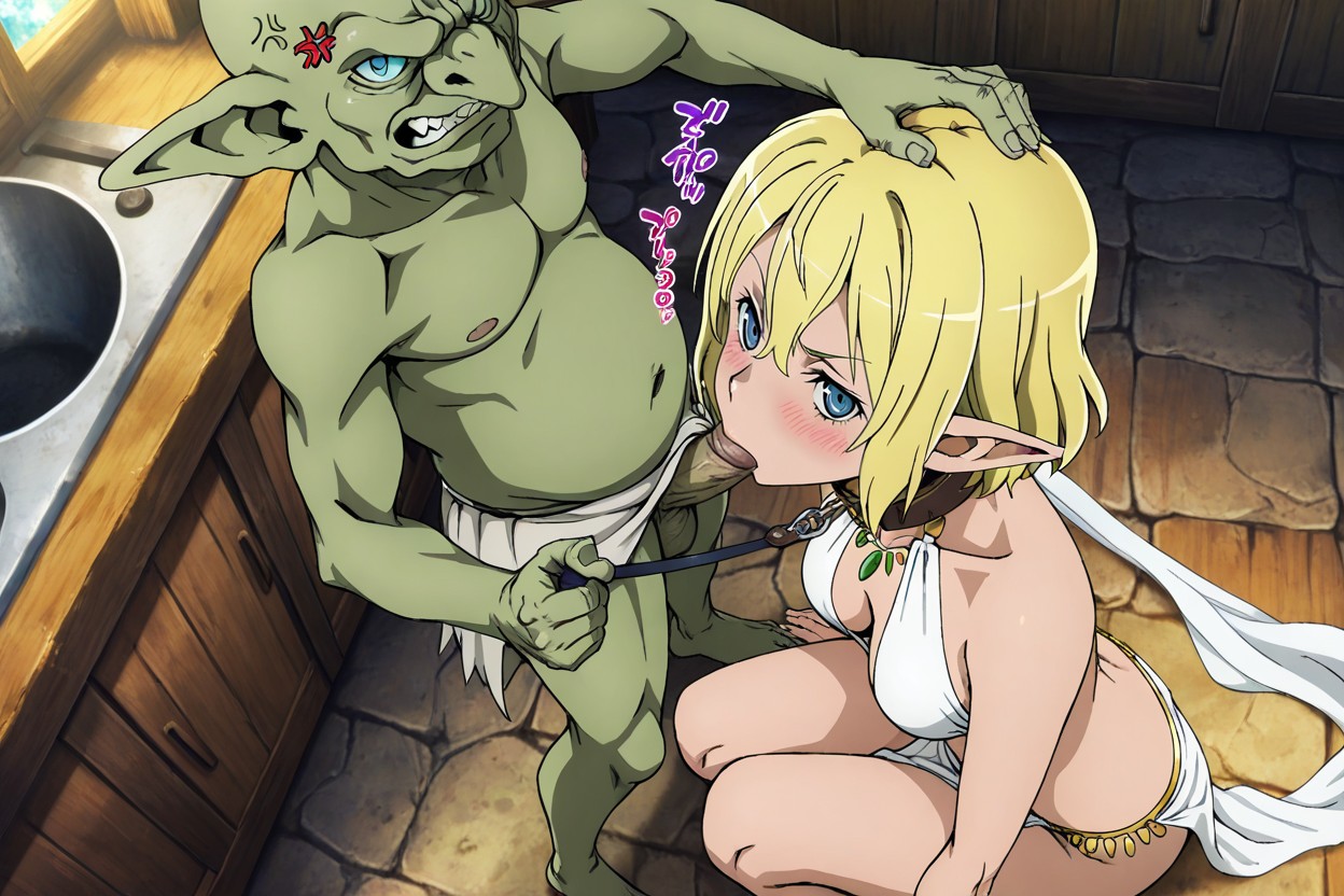 Physical Contact, Pov Blowjob, Danmachi Art Style Hentai AI Porn