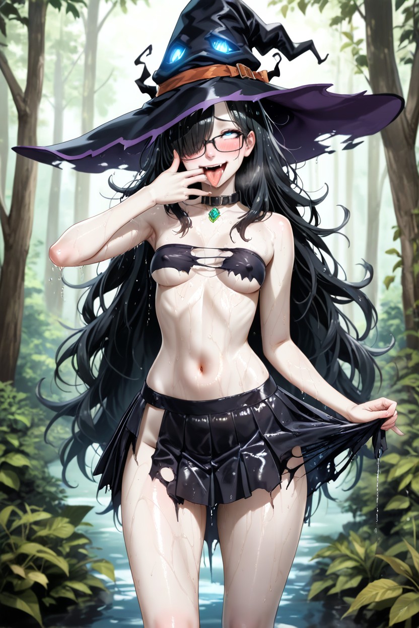 Naked Shoulders, Sharp Tongue, 18+ Hentai AI Porn