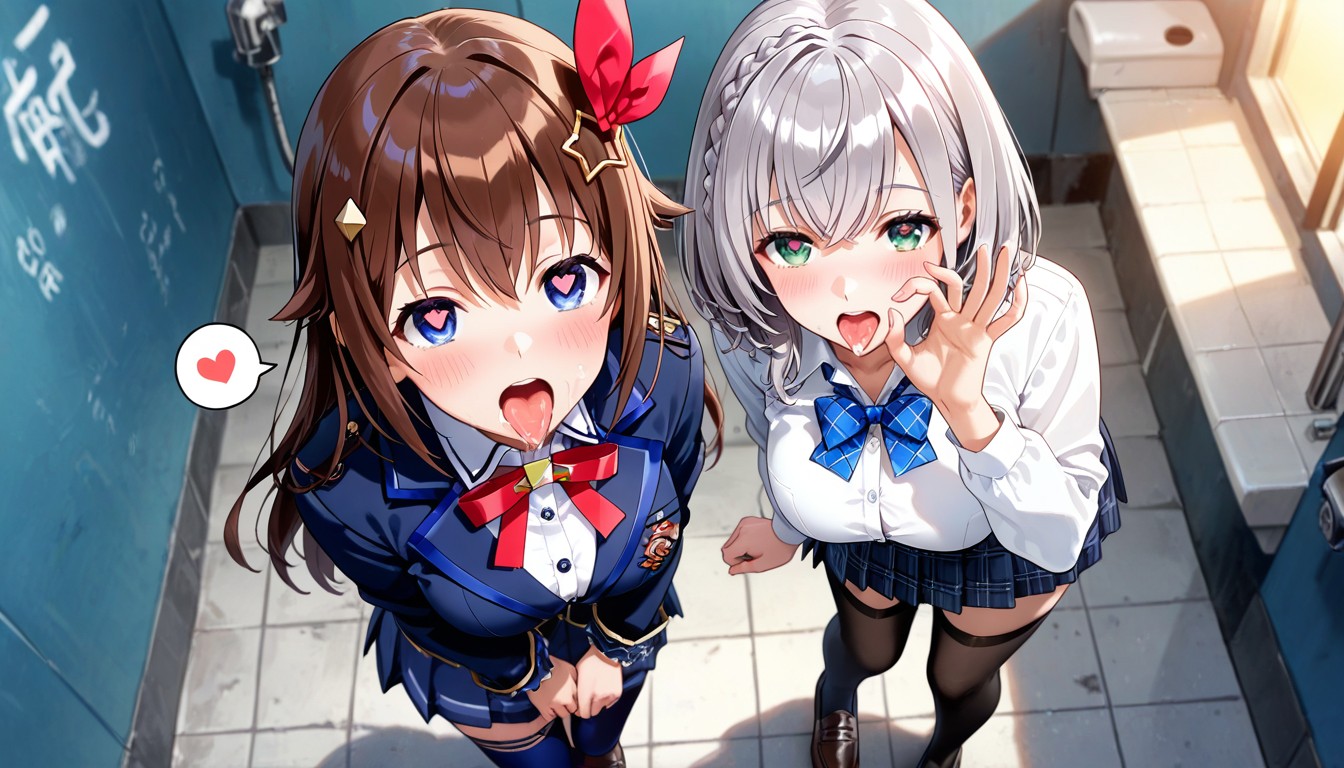 And White Lines, Girls In Frame, 25+ Hentai IA
