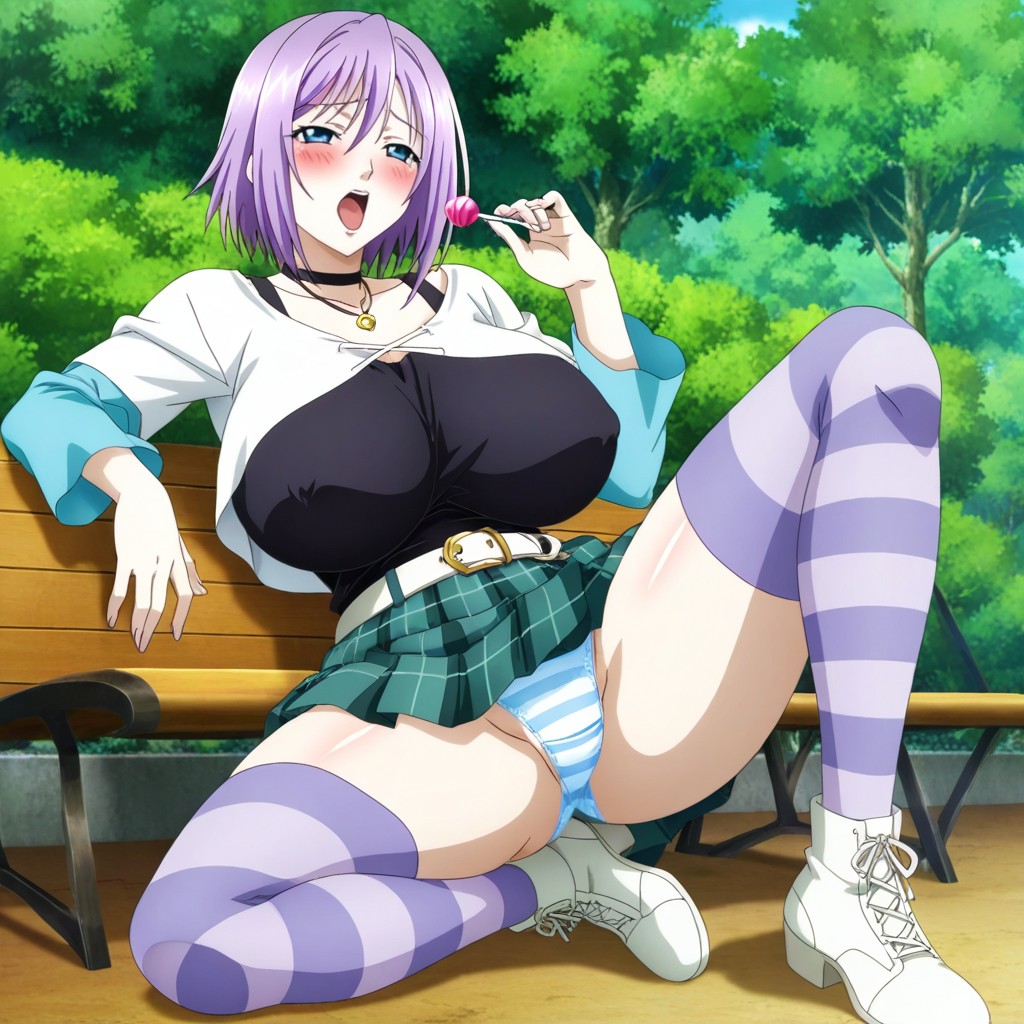Body Thinner Than Breasts, Full Body, On Knees Hentai AI Porn