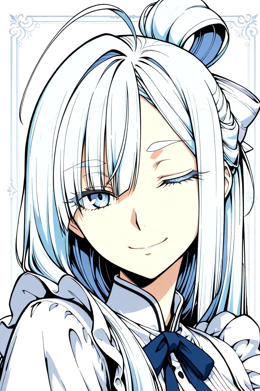 Both Eyes Open, Ice-blue Eyes, 18+ Hentai AI Porn