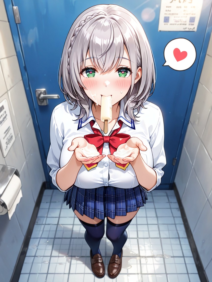 Two In The Same Pose, Line Up, Subtle Creases Hentai AI Porn