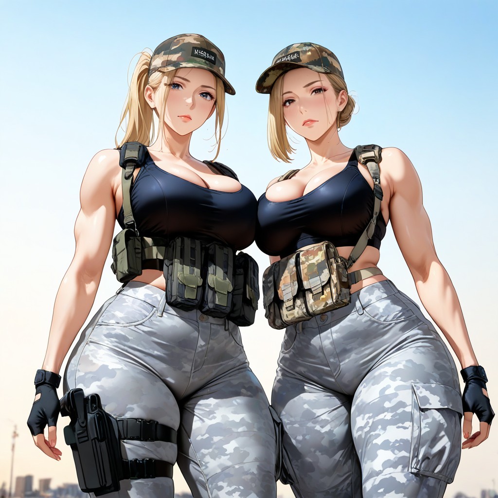 Cinematic Natural Lighting, With Serious, Thick Thighs Hentai AI Porn