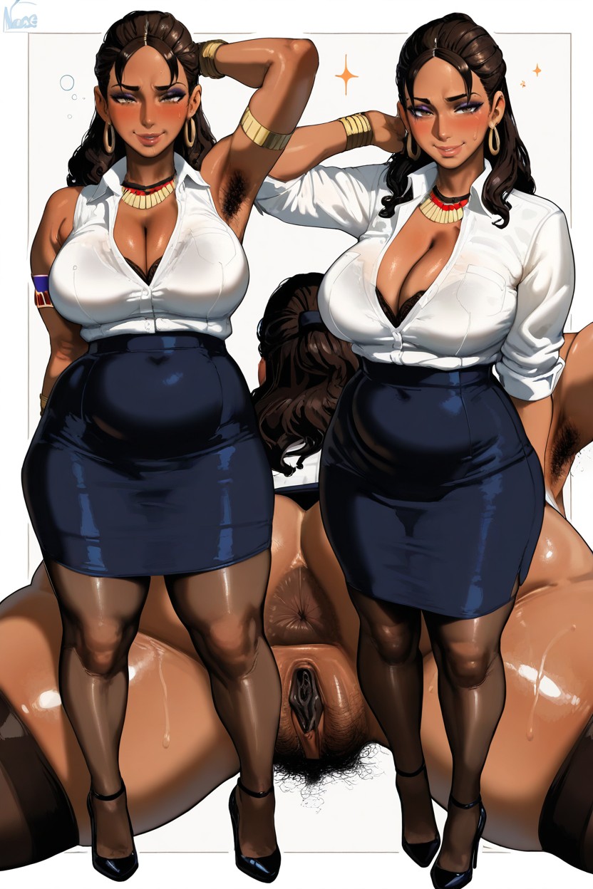 Fat Pussy, Oversized Big Anus, Incase Art Hentai AI Porn