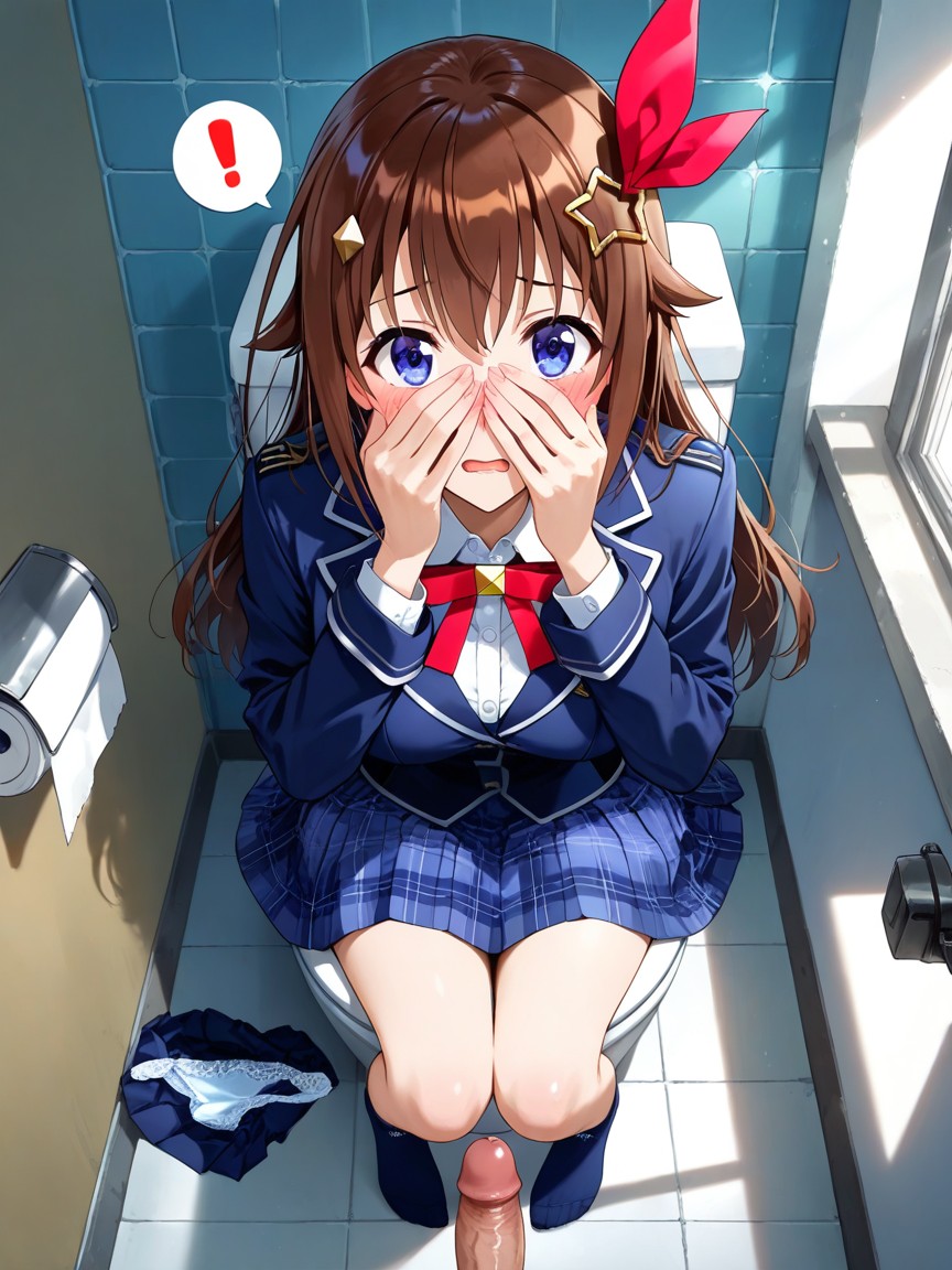 Look At Viewer, From Above, Navy Socks Hentai AI Porn