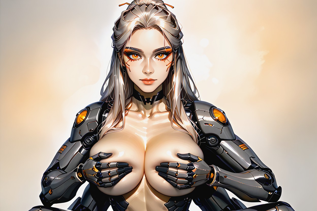 Under Cut, Giant Saggy Breasts, Frizzy Hair Hentai AI Porn