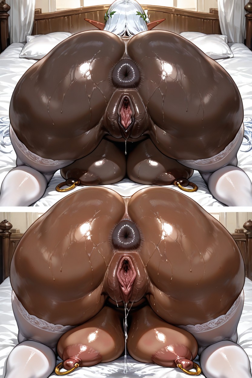 Exposed Pussy, Perfect Hyper Pussy, Hyper Bulge Hentai AI Porn