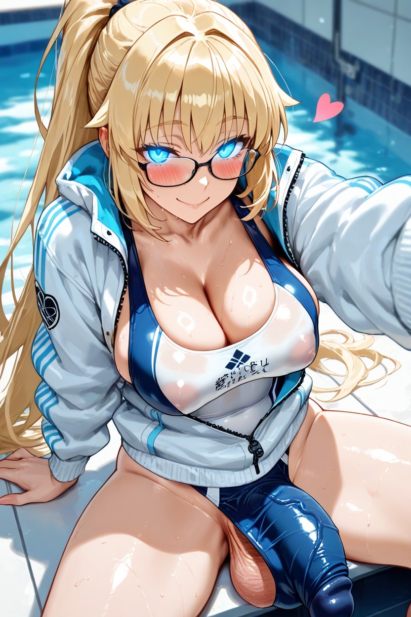 Flaccid Penis Under Clothes, Traviesa, Culo Mediano Hentai IA