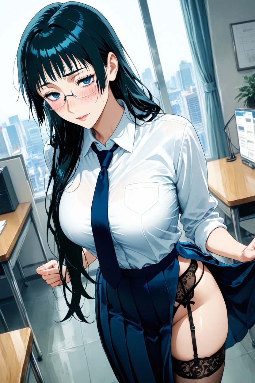 Garter Belt, Hyper Realistic, Beautiful Hentai IA