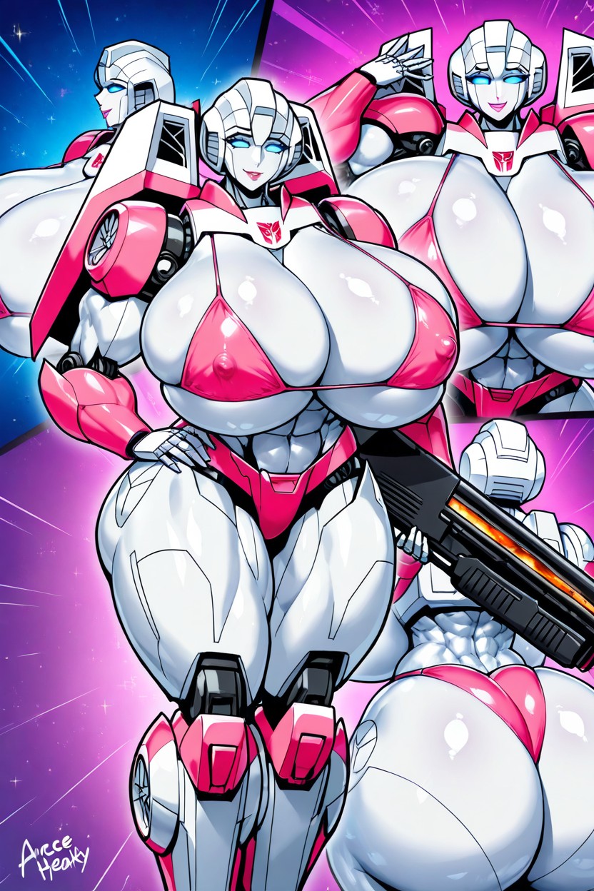 Hyper Massive Thighs, Hyper Massive Abs, Arcee From Transformers Hentai AI Porn