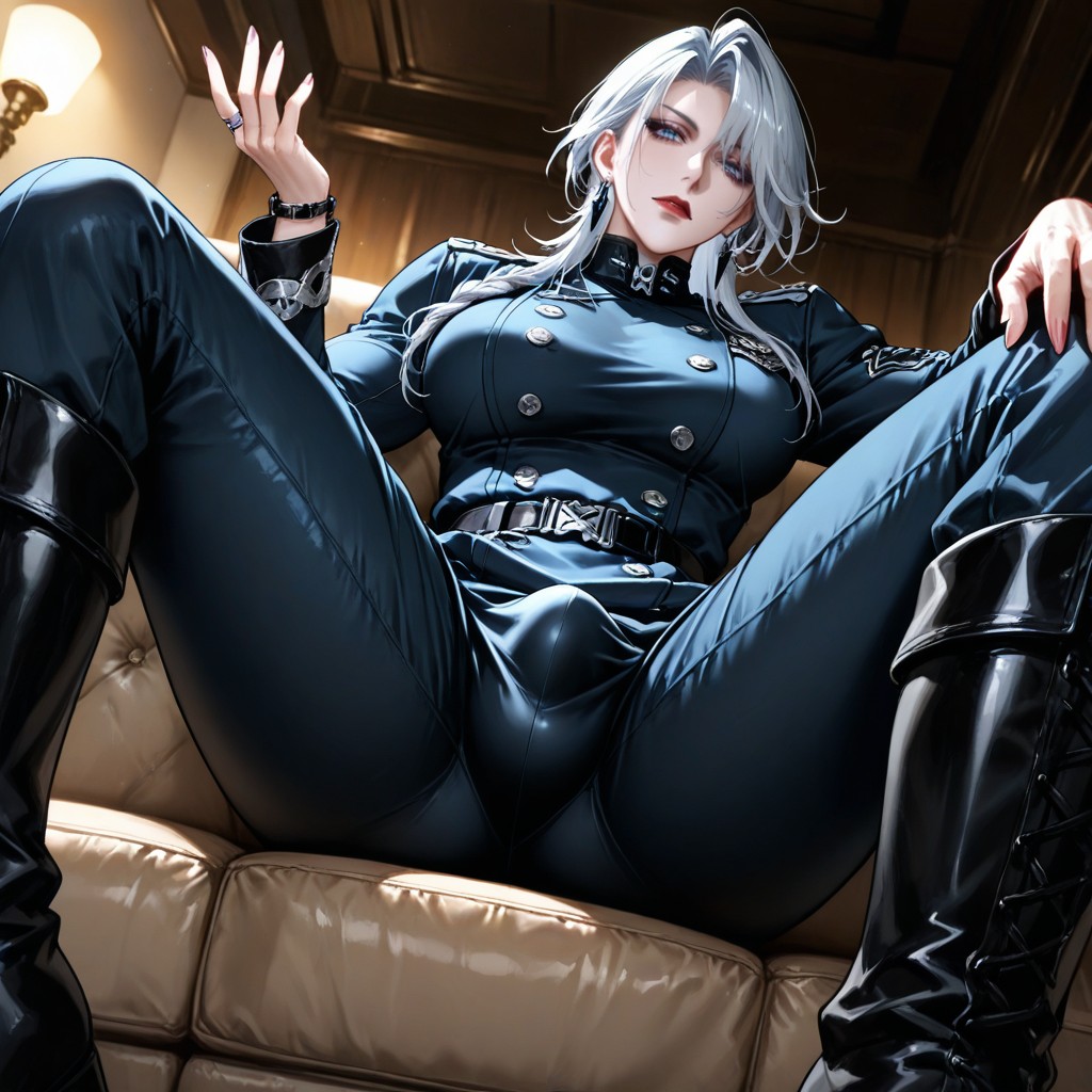 High Collar, Back Lit, Detailed Face Porno IA Hentai