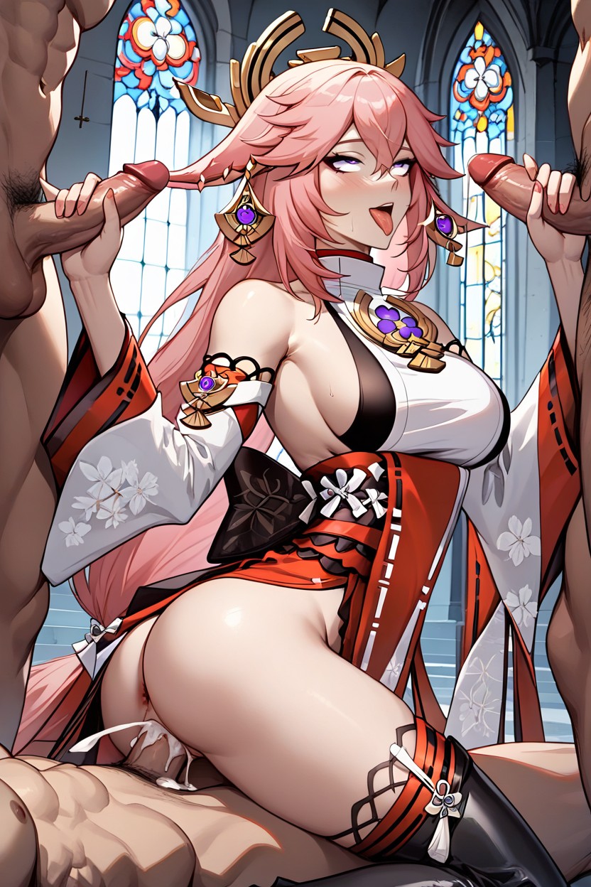 Ahegao, Exposed Skin, Horny Hentai AI Porn
