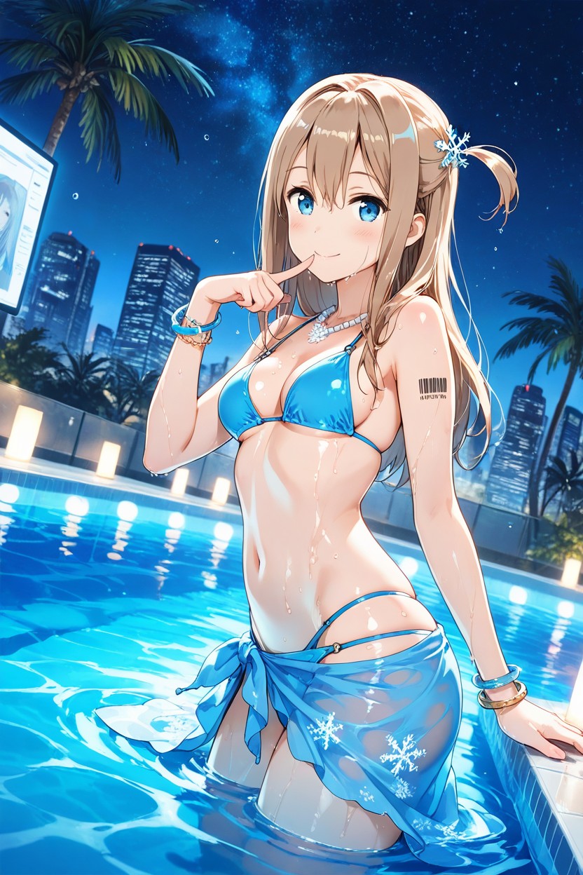 Smooth Body, Jewelry, Wading Hentai IA