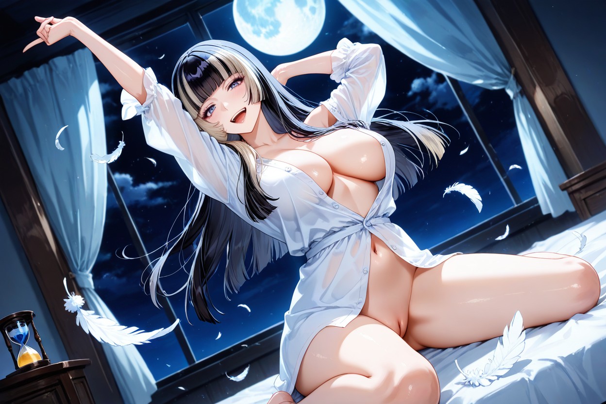 Seductive, Navel, No Panty Hentai AI Porn