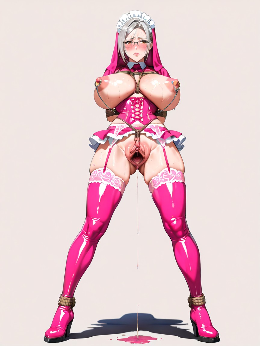 Exposed Breasts, Large Ass, Super Long Legs Hentai IA