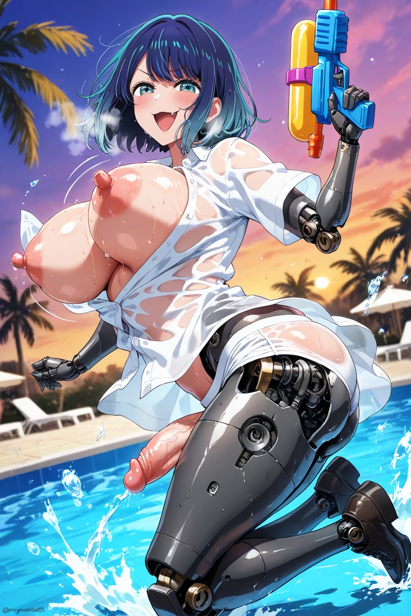 Large Ass, Big Nipple, Big Areola Hentai AI Porn