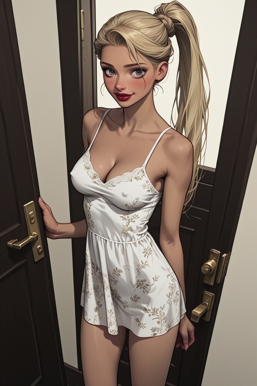 Slimleg, Doorway, Skinnyleg Hentai IA