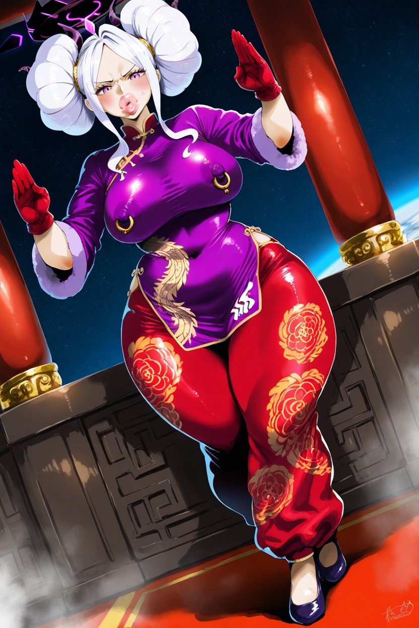 Art Style Neisan, Vue De Face, Red Pants Porno IA Hentai