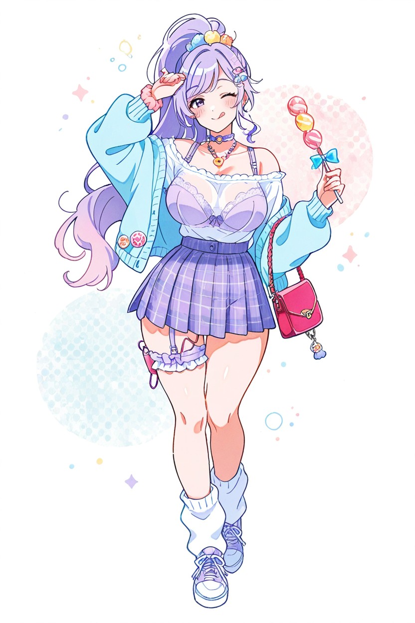High-waisted, Clean Composition, Decora Porno IA Hentai