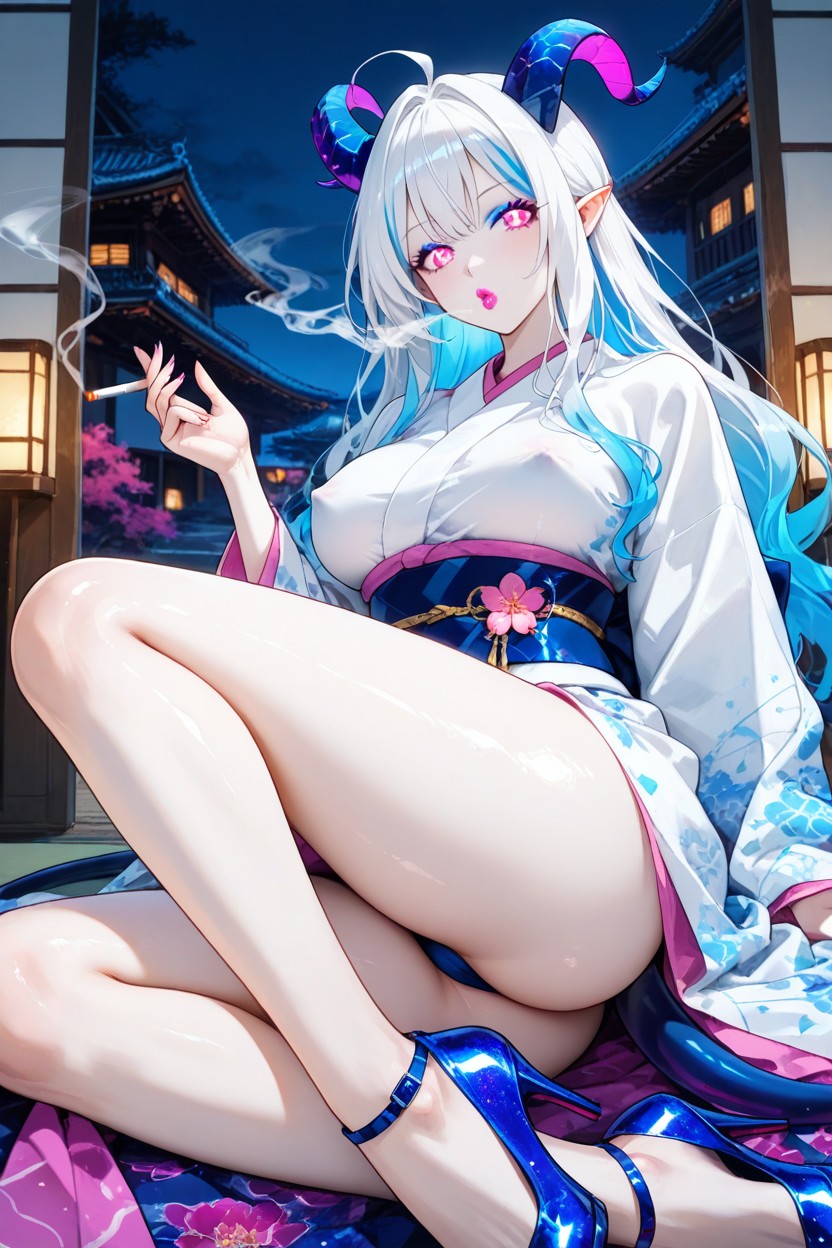 Beautiful Woman, Asian, Looking At Viewer Porno IA Hentai