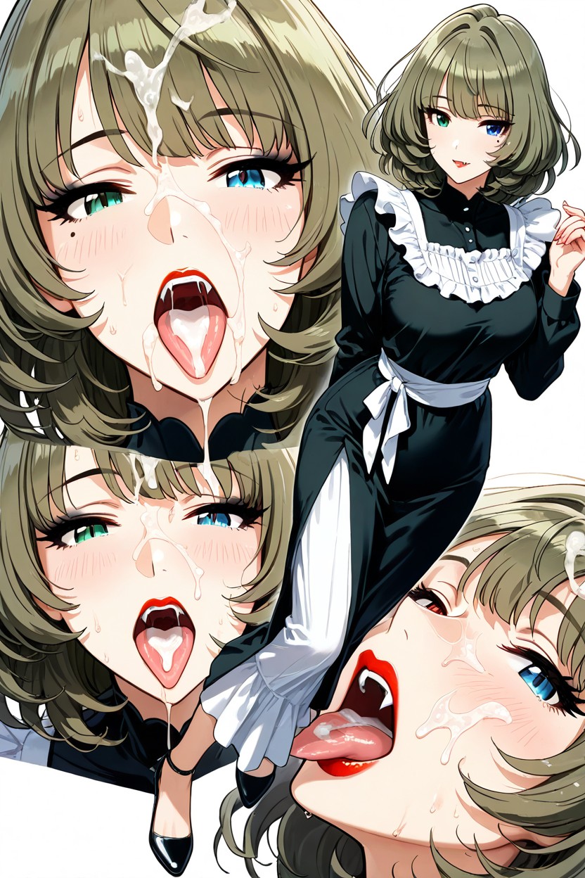 Heterochromia, 25+, Tongue Focus Porno IA Hentai