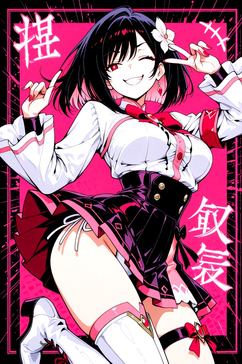 18+, Overall Visual Designanime Aesthetic A Vibrant, Low-rise White Bikini-style Bottom Integrated Into An Elaborate ヘンタイAIポルノ