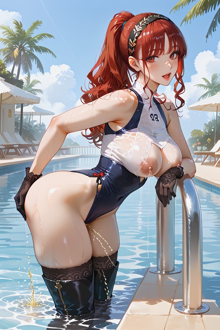 Swim, In Water, Figure Du Sablier Porno IA Hentai
