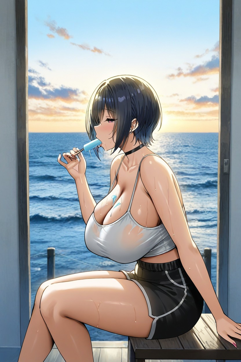 Voluptuous, Waist Shot, 18+ Hentai IA
