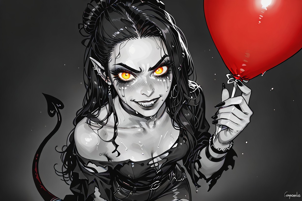 Ángulo De La Cámara De Acción, Separated, Demonic Tail Hentai IA