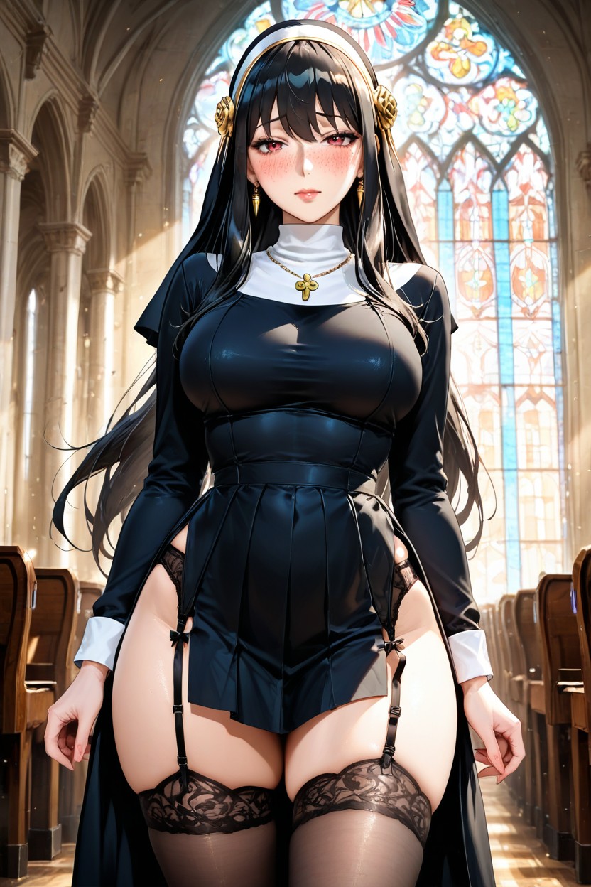 Freckles, Ultra High Details, Église Porno IA Hentai