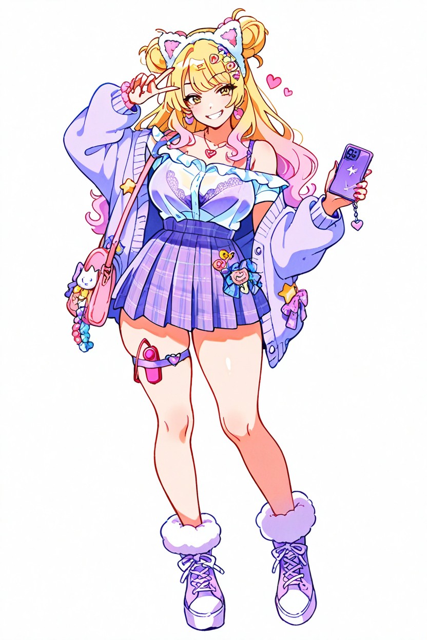 Star Clips, Gentle Light Diffusion, Decora Hentai AI Porn
