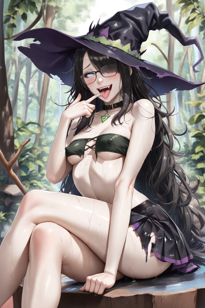18+, Pale Skin, Glowing Skin Hentai IA