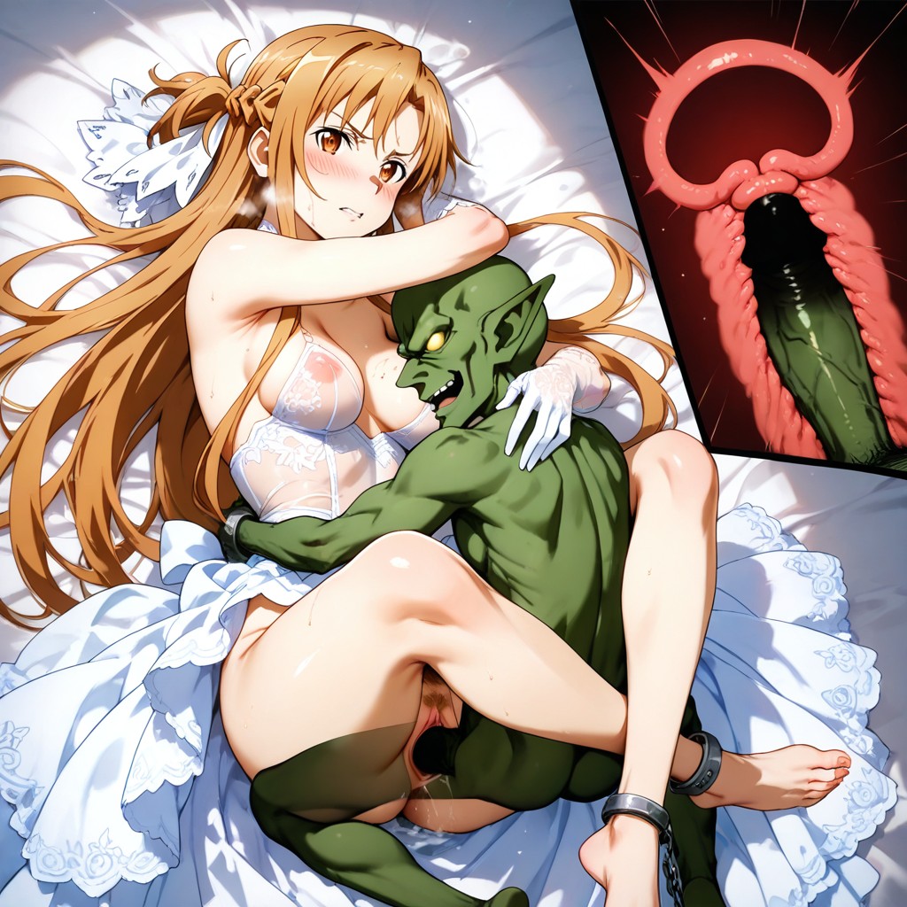 Blonde Pubic Hair, See-through, High Angle Hentai IA